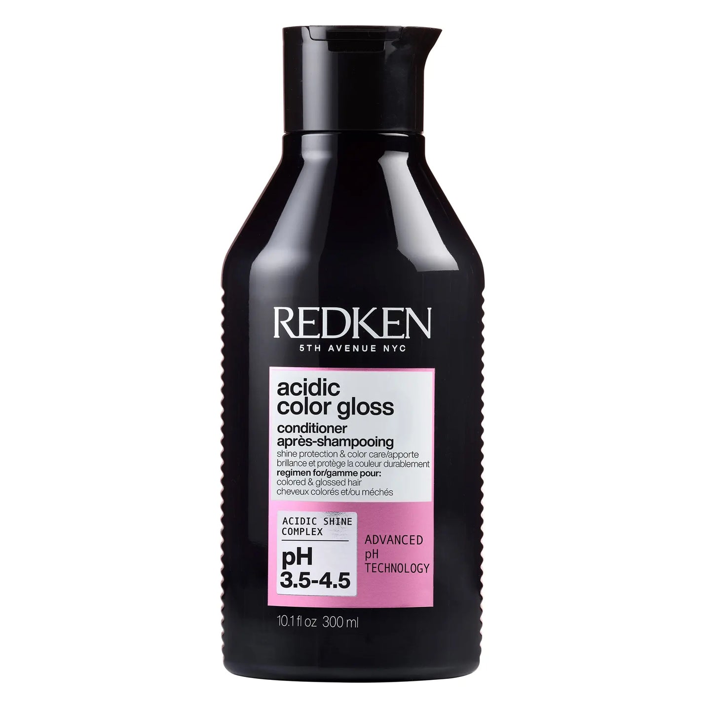 Acidic colour gloss shampoo