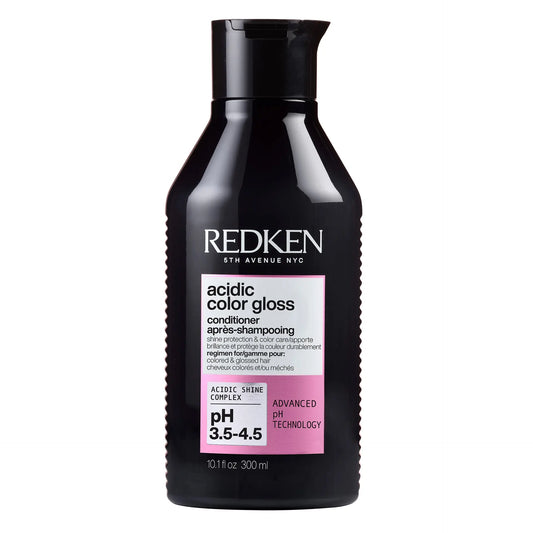 Acidic colour gloss shampoo